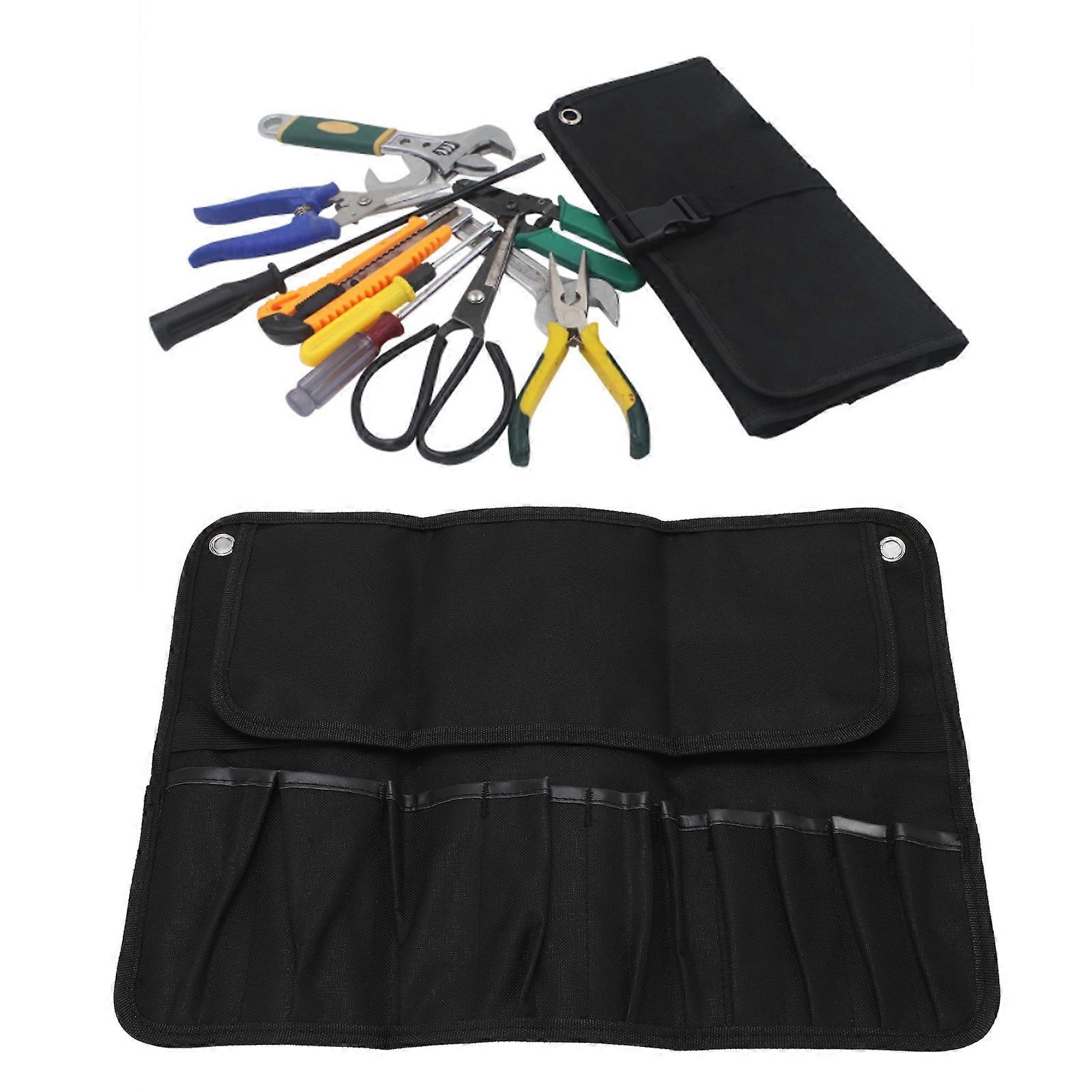 Multifunction Oxford Cloth Folding Reel Rolling Tool Bag Portable Insert Tool Storage Bag