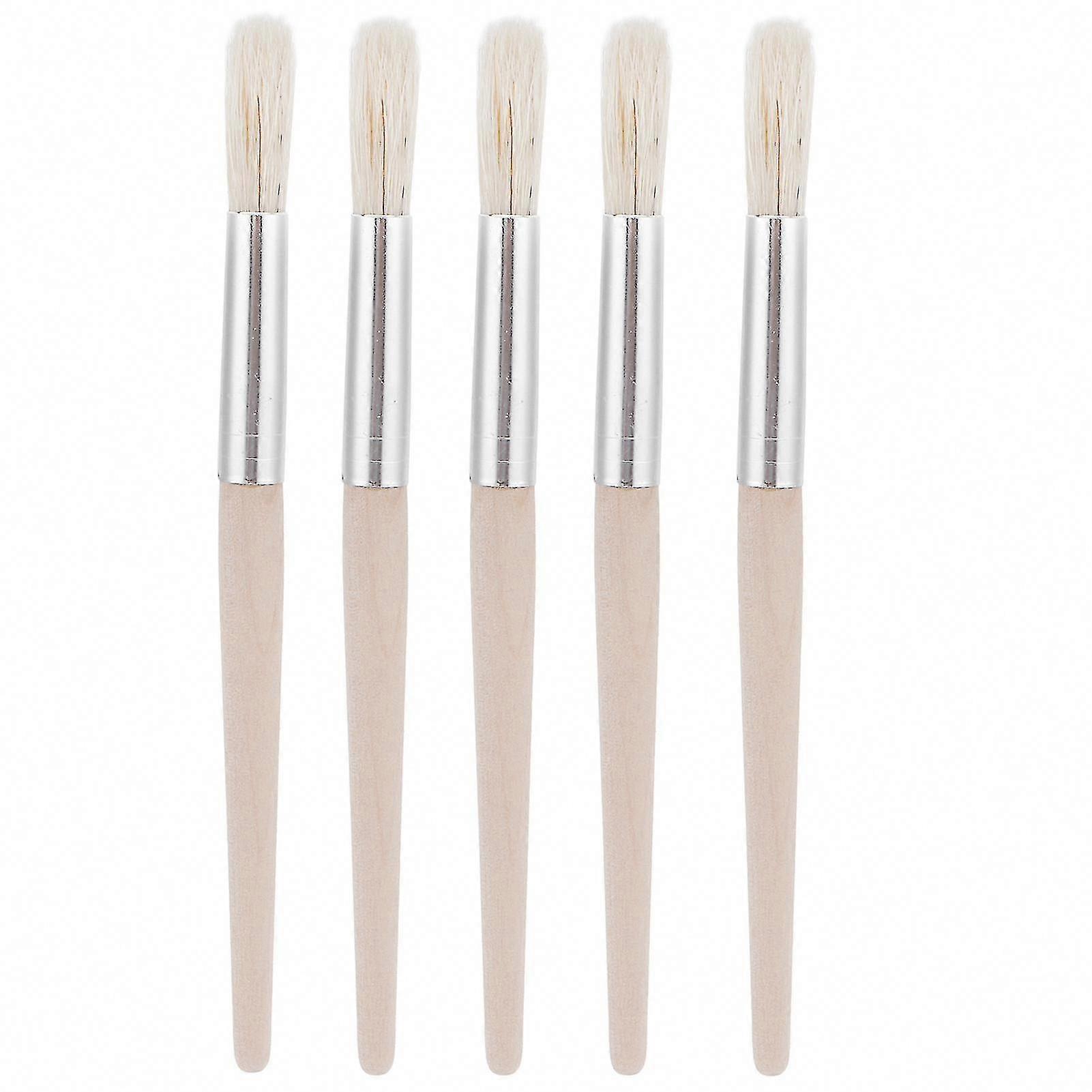 5 قطع فرشاة تنظيف مطحنة القهوة بمقبض خشبي - اكسسوارات وأواني القهوة