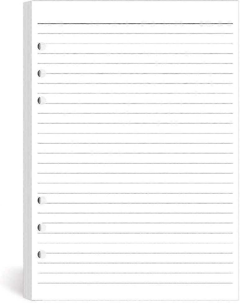 A5 Refill Paper for Filofax Organizer, 100 Lined/Ruled Sheets