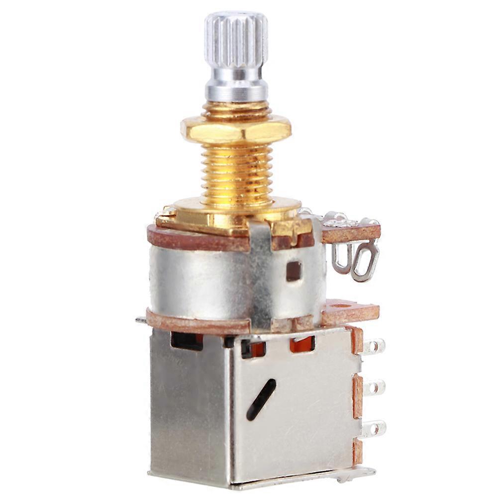 Gitarr Kontroll Potentiometer Ton Potentiometer Elgitarr Bas Push Pull 18mm Skaftlängd A500k