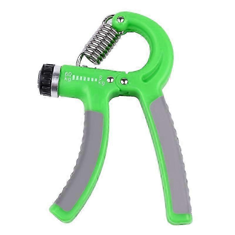 Adjustable Grip R-type Spring Mechanical Counting Strength Countable ExerciseGreen SZRH A-D