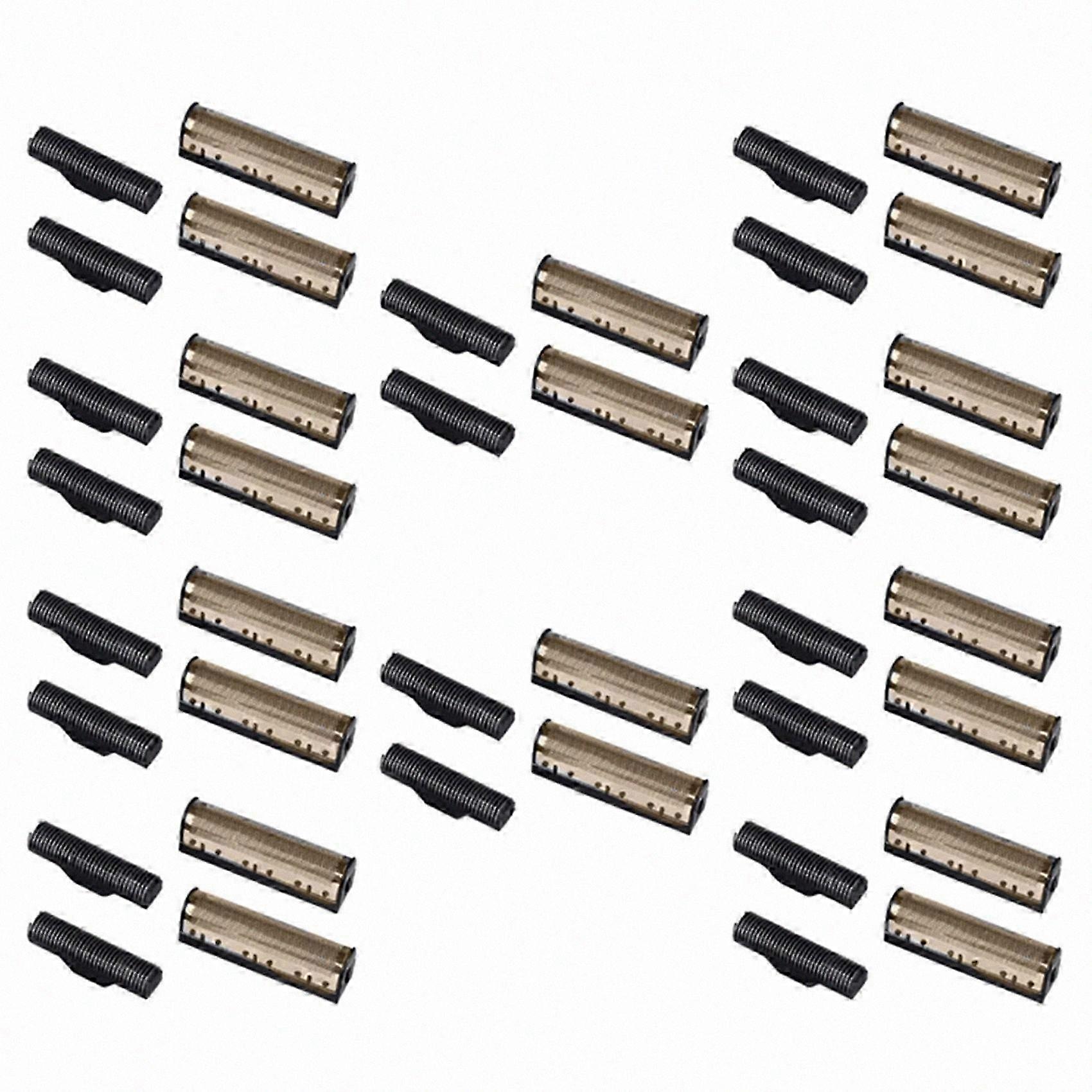 10Set Clipper Blade for Km-1102 Clipper Electric Shaver Parts Net Gold