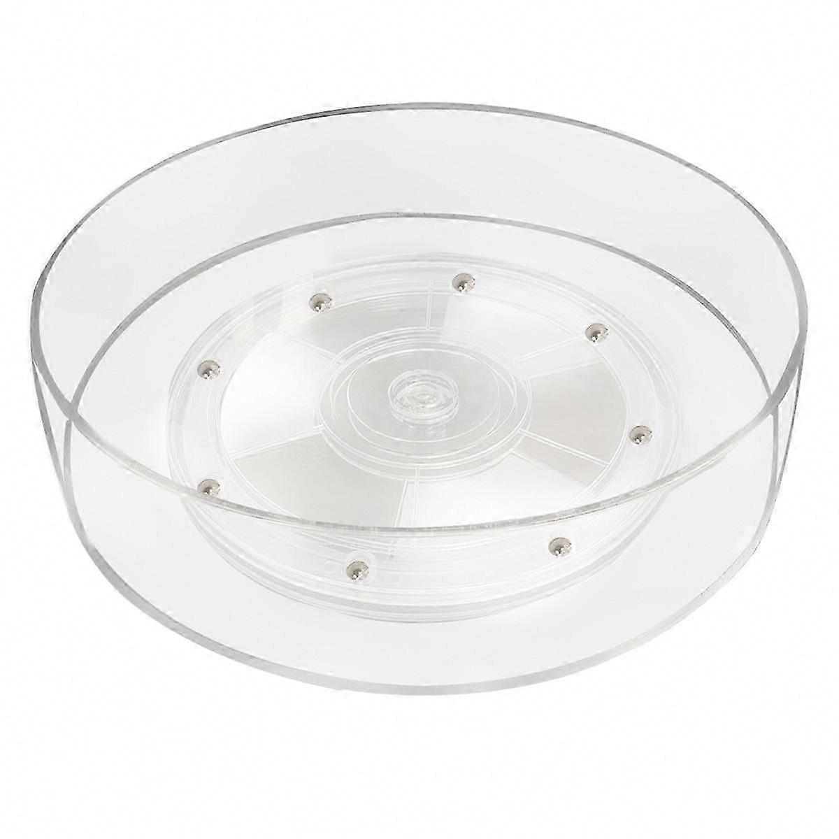 360 Degree Rotating Spice Rack Organizer for Kitchen Refrigerator & Cosmetics Storage