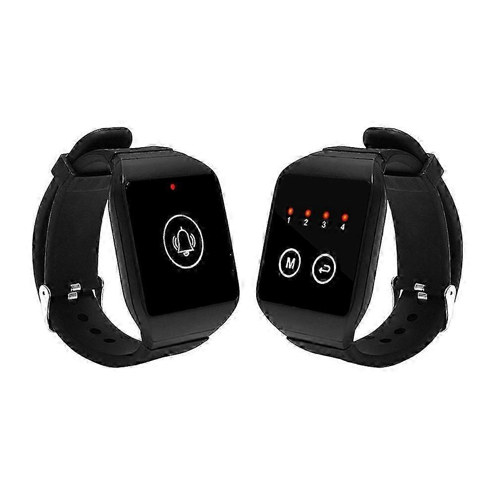 wireless watch receiver waiter call pager for home cafe dentist clinic office conference