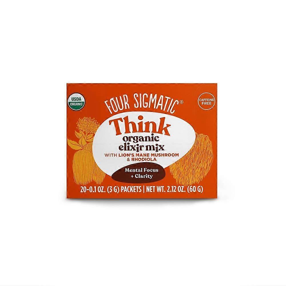 Four Sigma Foods Think Lion's Mane Elixir 20 Sachets - 4 Pack