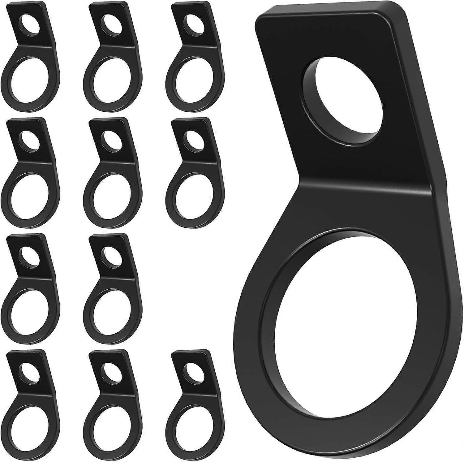 12 Pack Tie Down Strap Rings Tie-Down Anchors Hooks for Mounting in The
