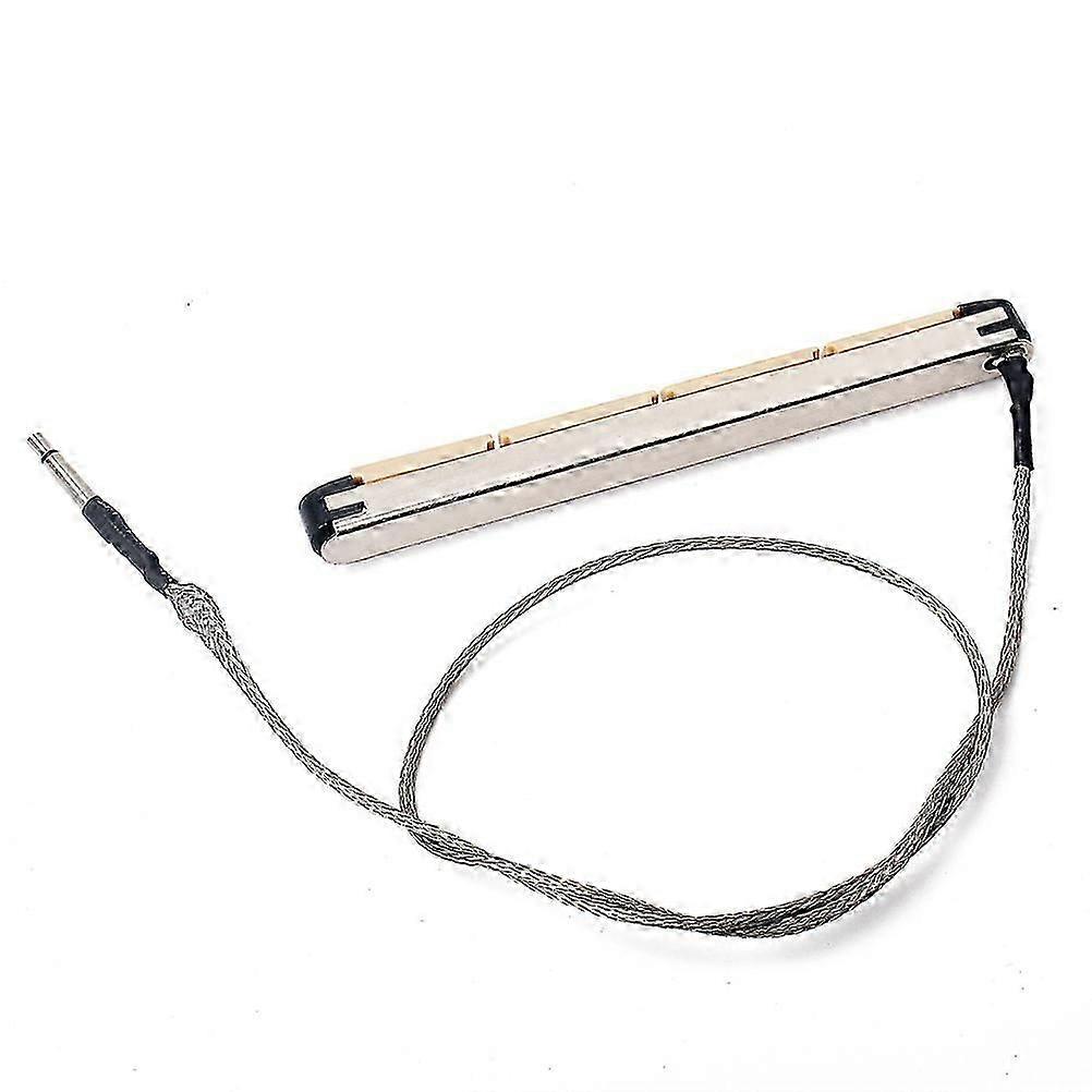 Four Strings Wood Bass Gear, Reliable Piezo Pickup with Performance