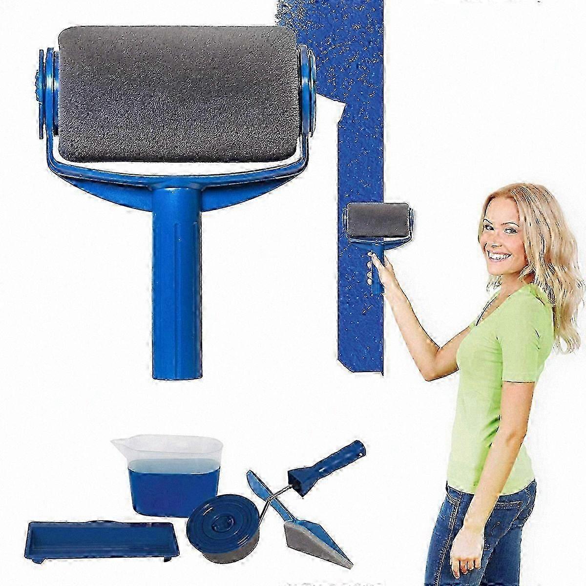 Paint Runner Pro Kit with Roller, Shelf, Can, Corner Brush, and Edge Roller