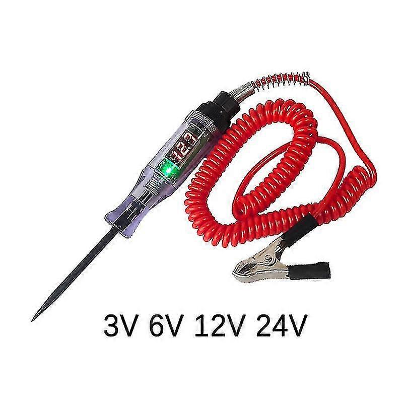 Digital Display Car Truck Volta Circuit Er Probe Pen Bulb Automobil...