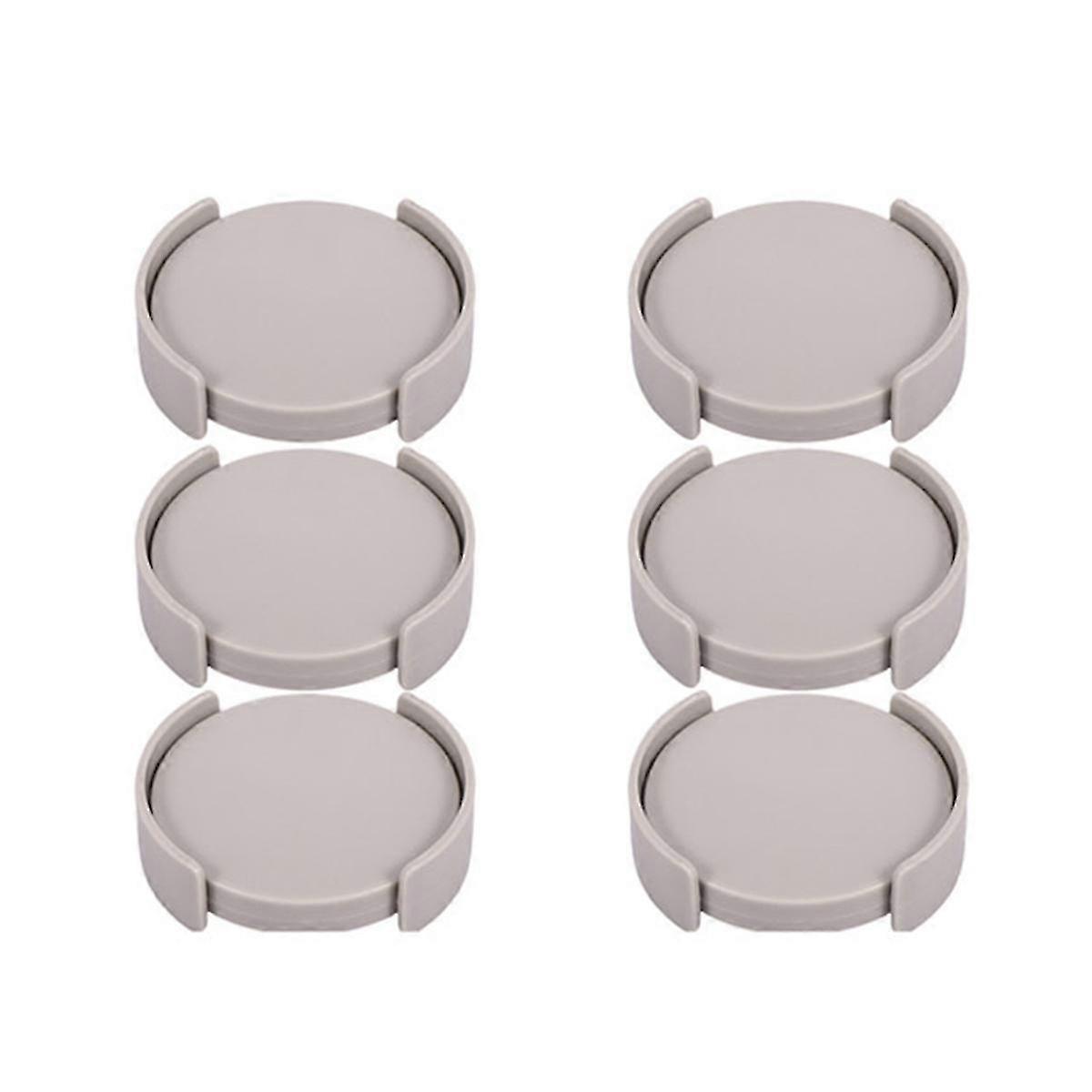 6Pcs Mug Organizer Adjustable Expandable Coffee Cup Holder Grey