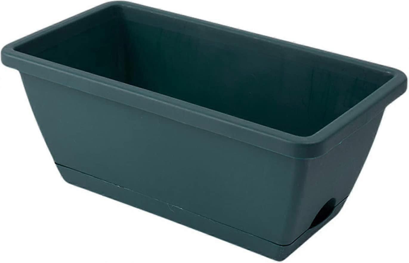 Rectangular Pp Plastic Planter With Cato Watering - For Growing Flo...