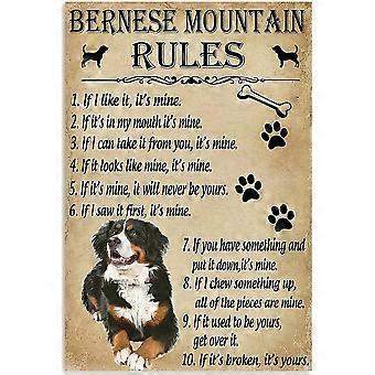 Quebra-cabeças de madeira Regras engraçadas para o seu cão Bernese Mountain Quebra-cabeças para adultos e crianças Desenvolvimento Brinquedos Jogos Brinquedos Presente