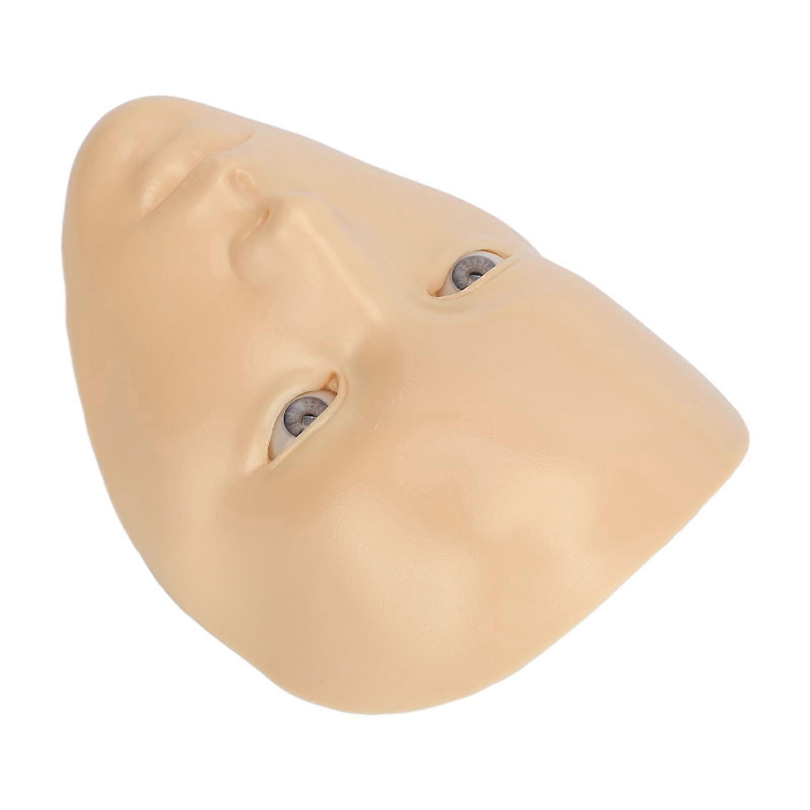 5D Silicone Makeup Practice Mannequin Set with 120-Color Palette