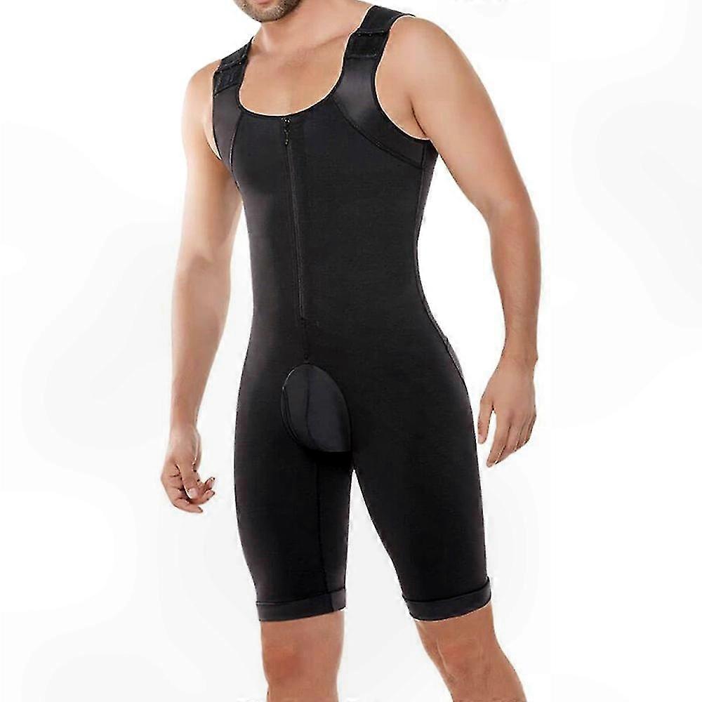 Men's Compression Bodysuit for Full Body Contouring and Posture Support
