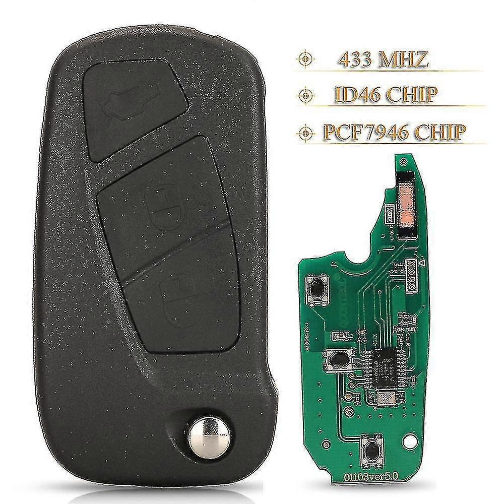 Flip Folding Car Remote Key for Ford Ka 2008-2016 Sip22 Blade