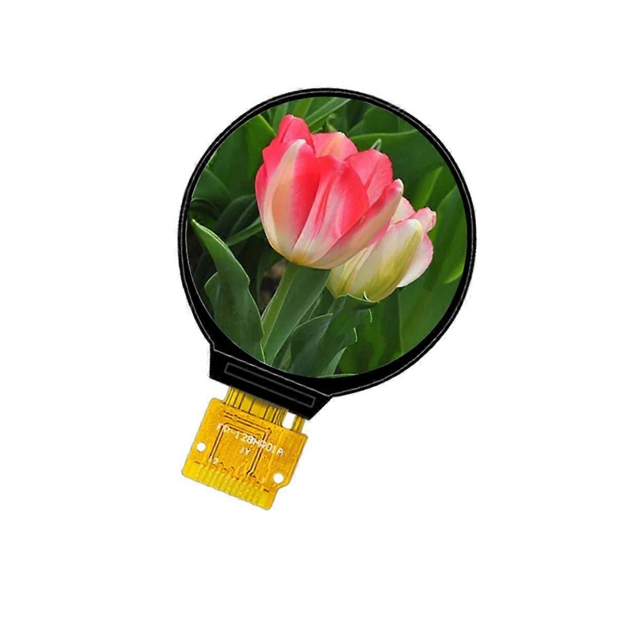 1,28 tommers IPS LCD-skjerm, fargerik LCD, rund 240x240-skjerm, HD IPS LCD, GC9A01-driver