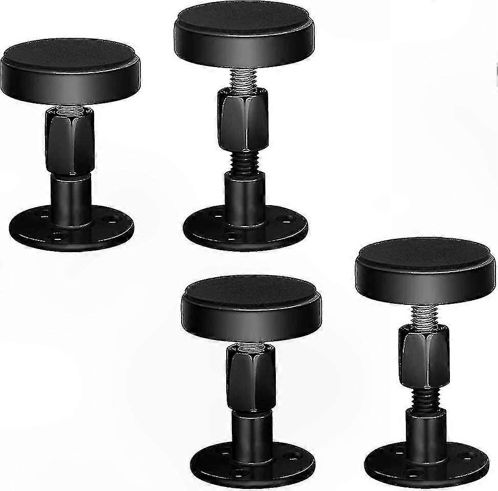 4 Pack Adjustable Bed Frame Stabilizers, Anti-Shake Threaded Fixtures for Headboard and Footboard Support