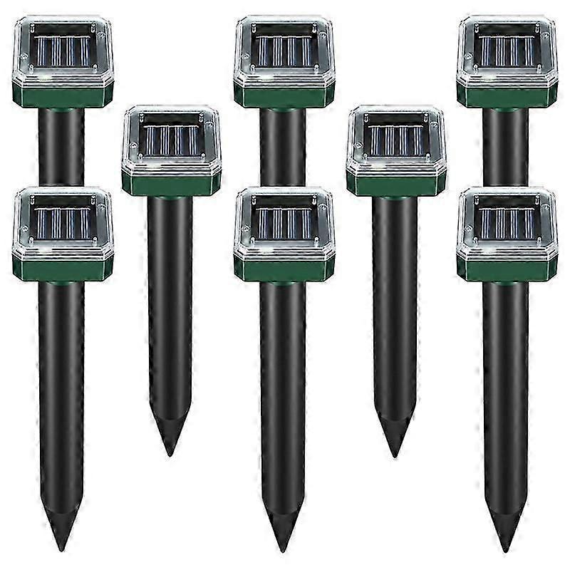 Solar powered snake repellent for outdoors 8 pack