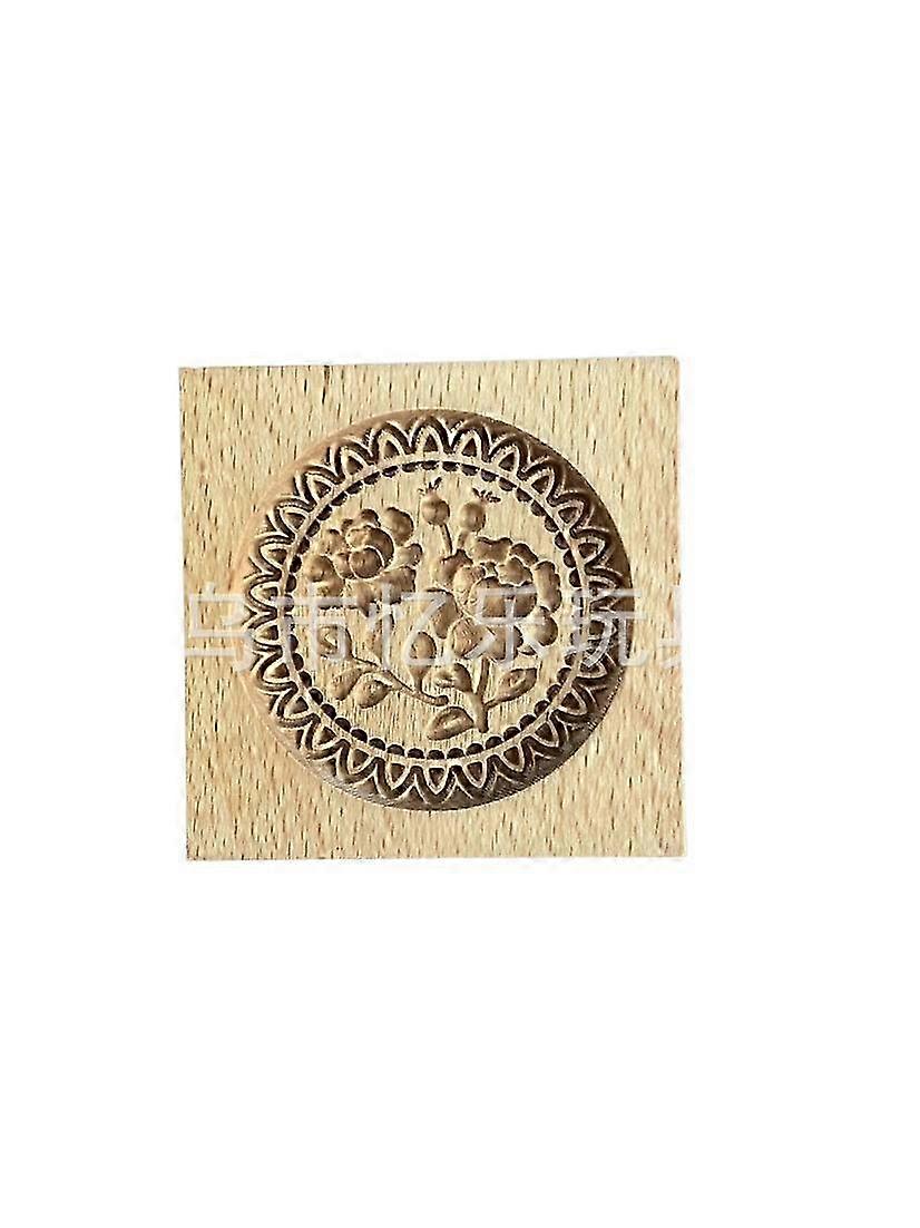 DIY Wooden Cookie Mold Cutter for Home Cake Decorating Tool Portable Design for Baking Enthusiasts