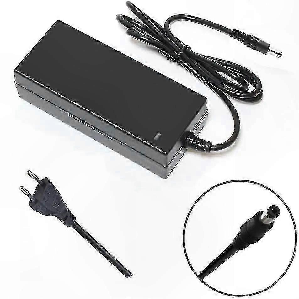 36V Lithium Battery Charger 42V 2A with LED Indicator for 10 Series 8AH-12AH-Compatible 55x21mm Adapter