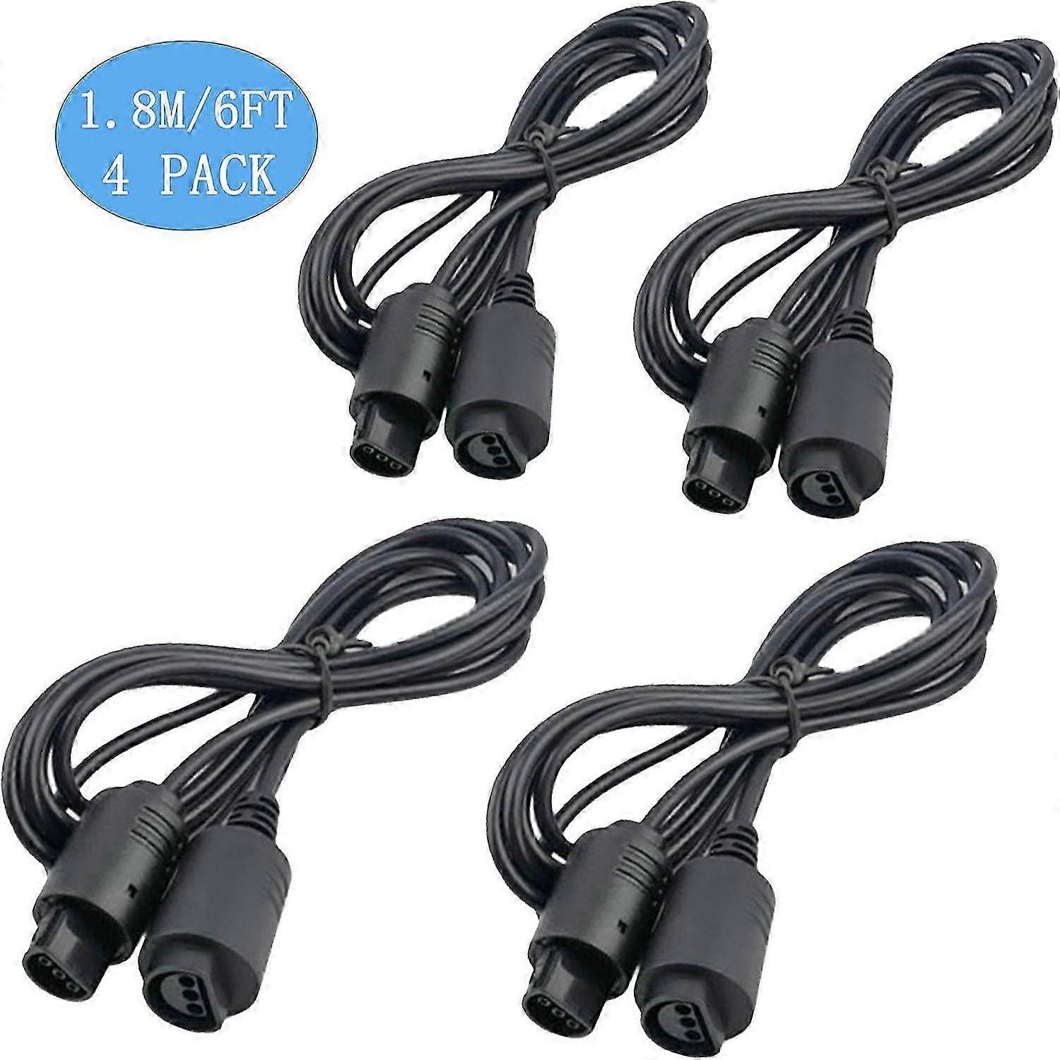 N64 Extension Cables for Nintendo N64 64 Controller (4 Packs) -HK908
