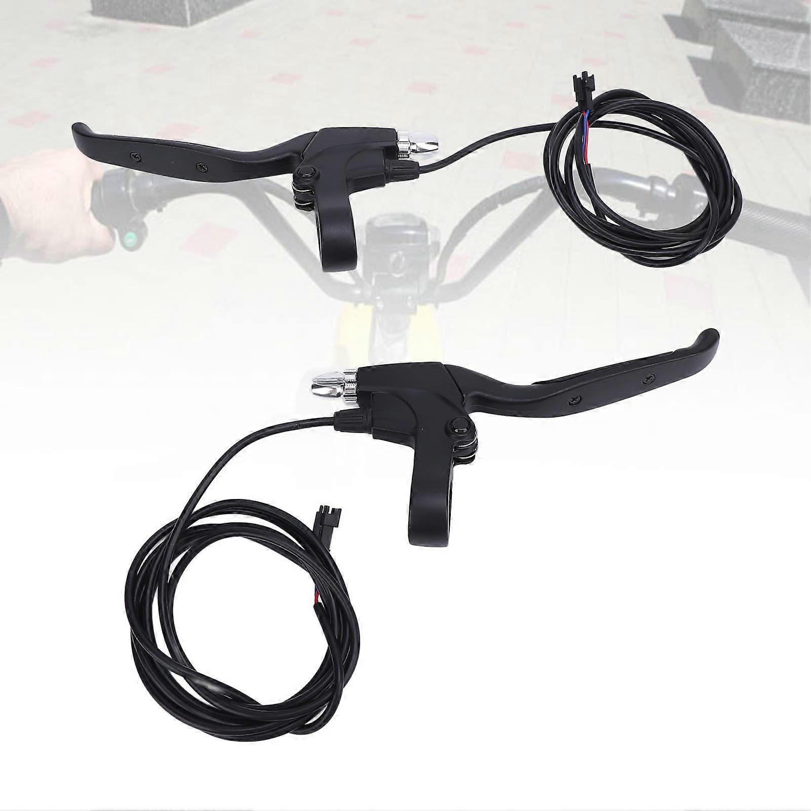 2Pcs Aluminum Alloy Electric Cycle Brake Lever with Power Off Function