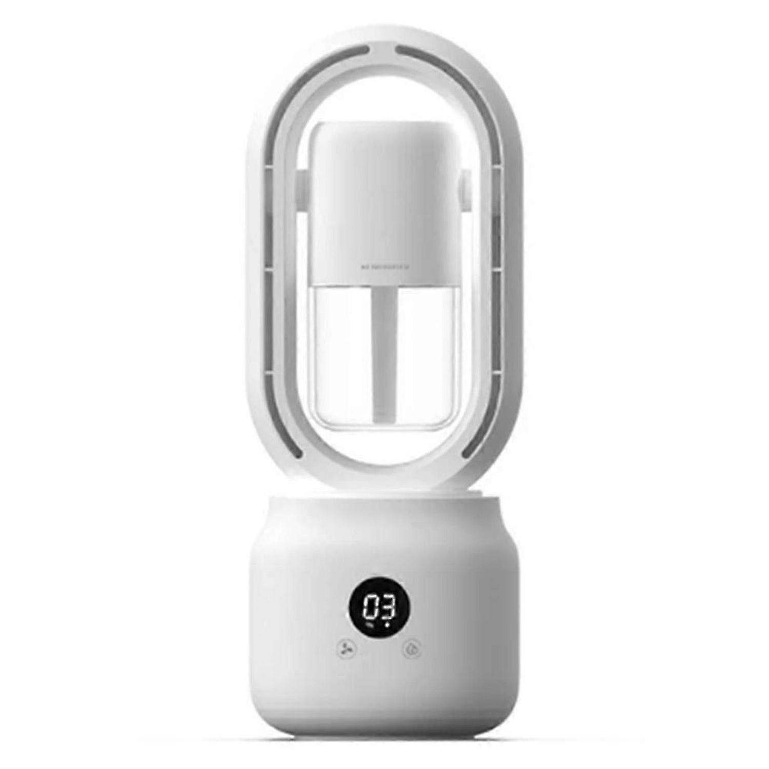 Summer Water Cooled Spray Mist Electric Fan USB Rechargeable Portable Wireless Air Humidifier Bladeless Ventilator