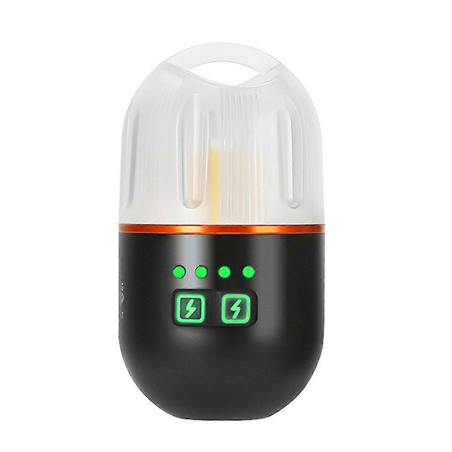 XIWANGFIRE Powerful Mini LED Camping Light with Power Display Magnetic Hook Lantern USB Rechargeable