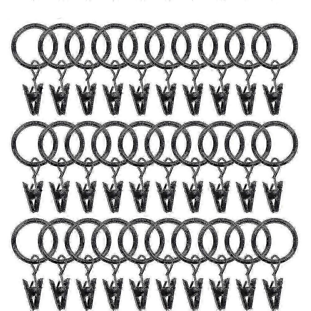 Curtain Rings With Clips 30 Pcs 2025