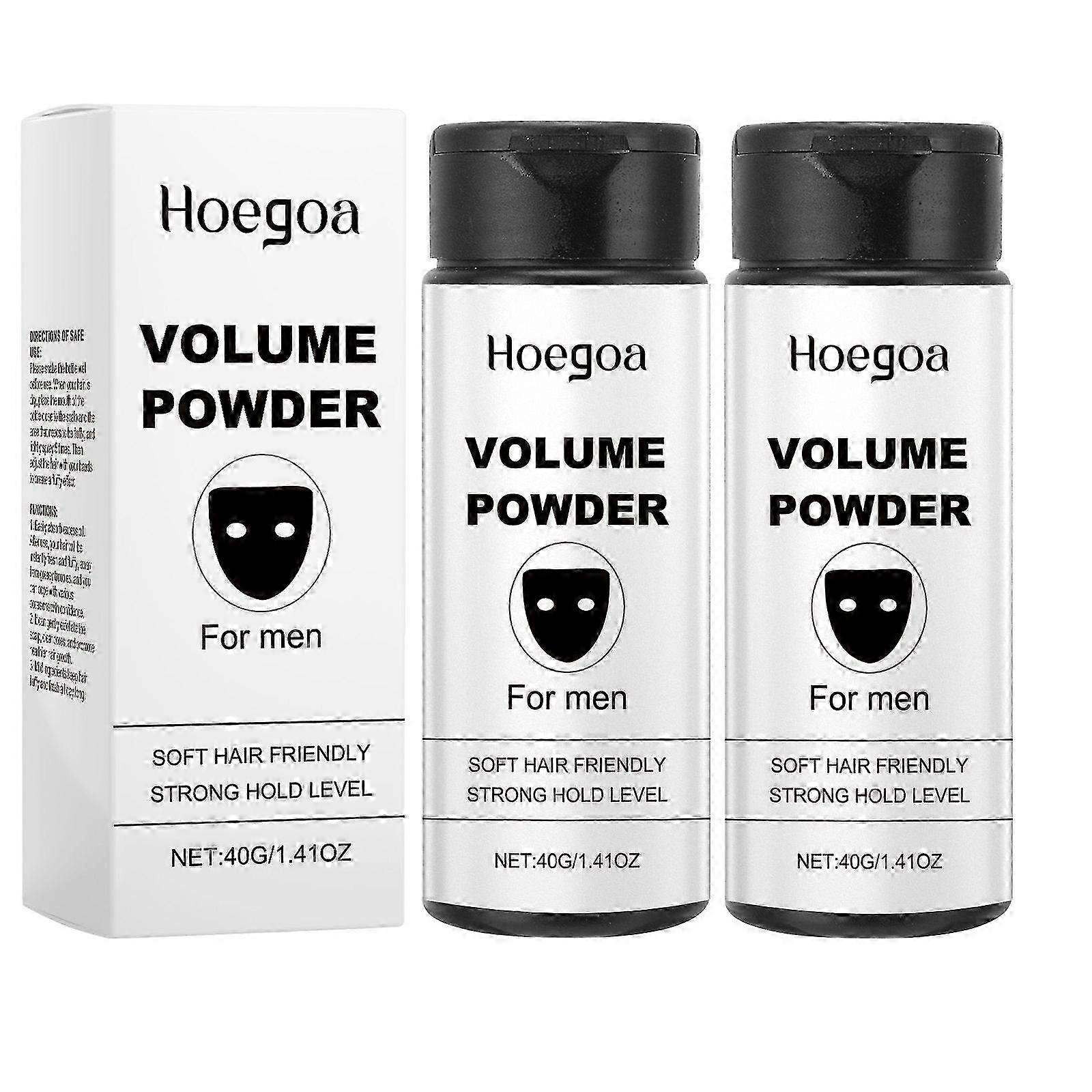 بودرة تصفيف الشعر للرجال ، بودرة الحجم ، بودرة تركيب الشعر - تضيف على الفور ملمسا وحجما ، مكونات طبيعية بالكامل ، ثبات قوي