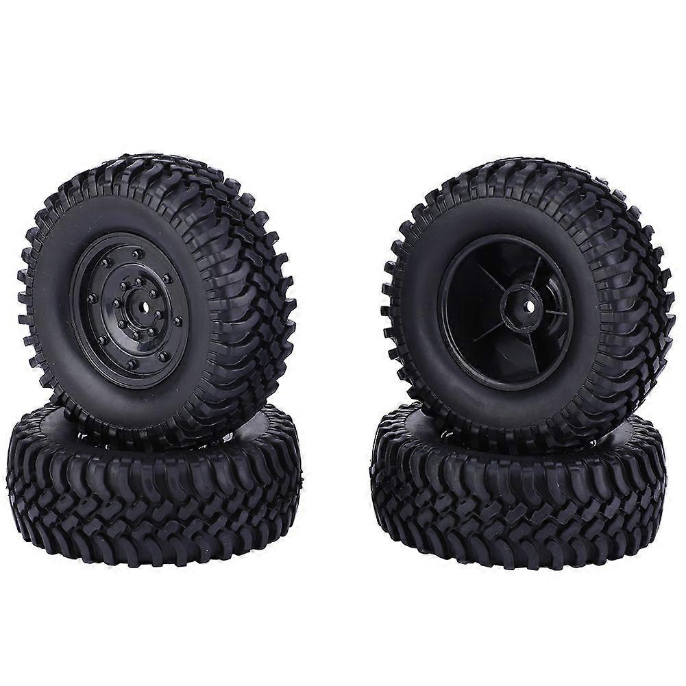 100mm Diameter Simulation RC Car Tire 1/10 Remote Control Car Tyre Replacement AccessoriesBlack