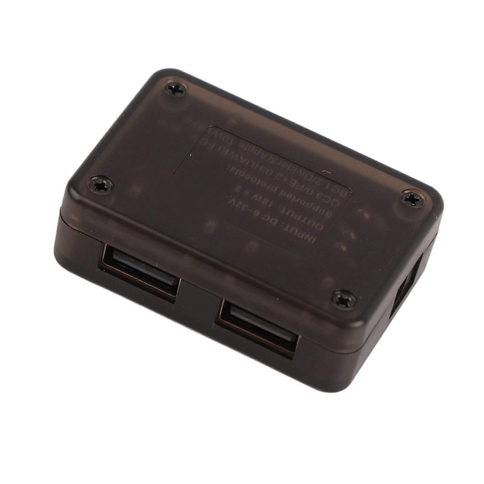 12V 24V to for QC3.0 DCDC Set Down Double USB Fast Charging Buck Module