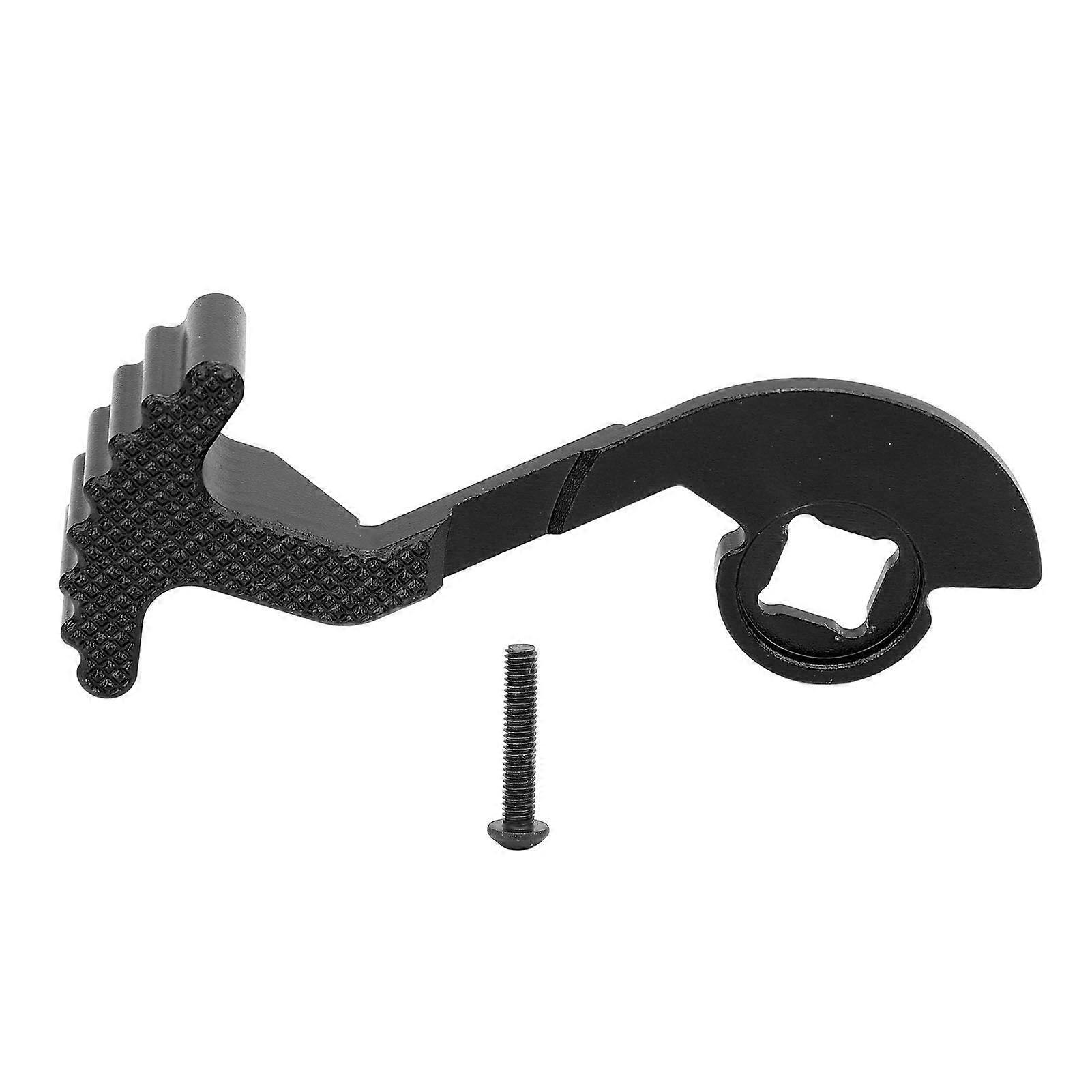 1/10 RC Car Transmitter Steering Wheel Trigger Ergonomic One Handed Control Transmitter Adapter for NB4 Controller Black