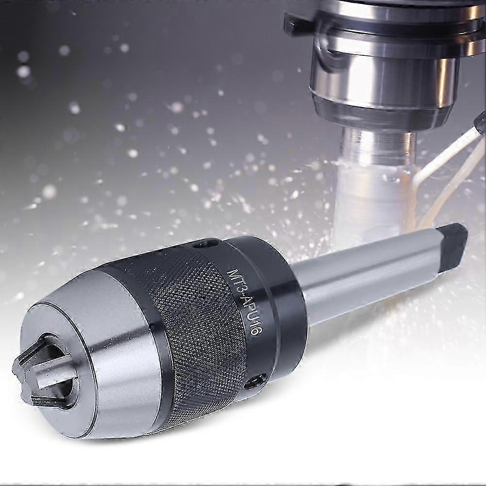 Integrated Drill Chuck MT3 for Milling Machine with Flat Tail