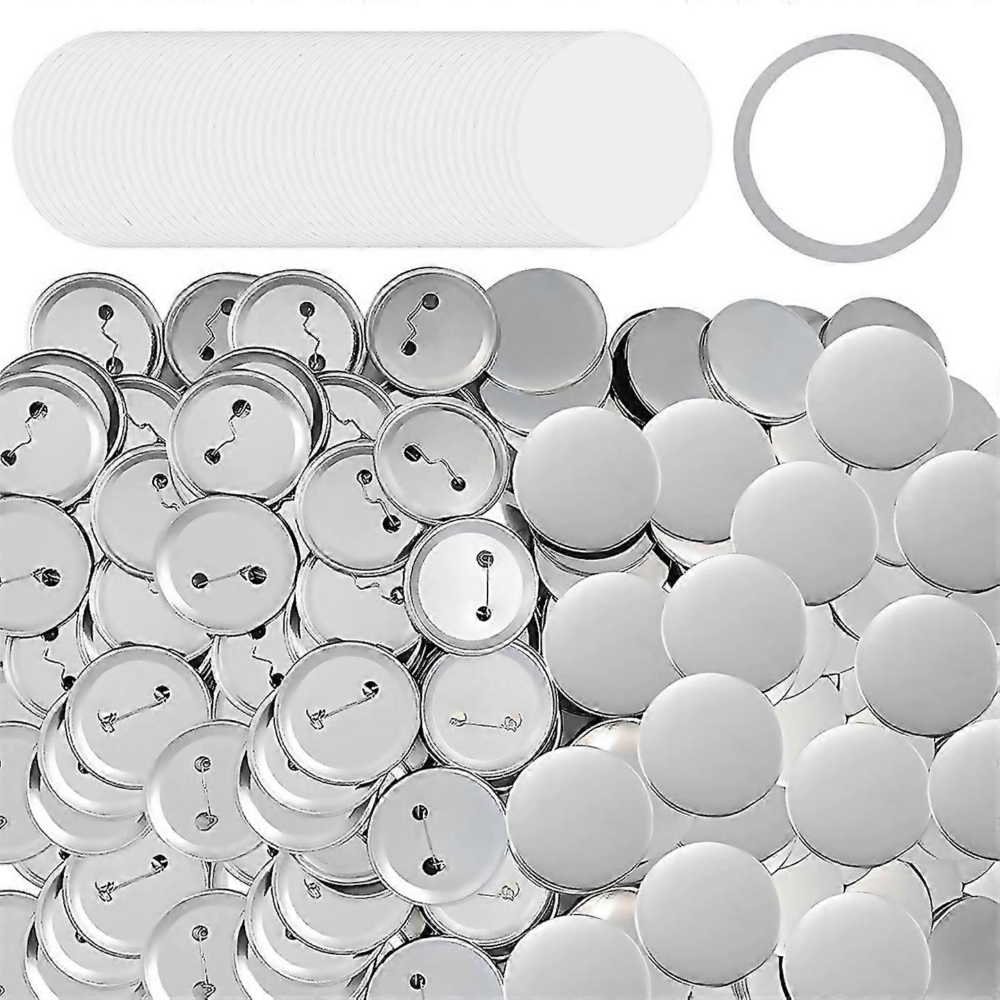 For 200sets Button Making Supplies Complete Diy For Buttons And Badges