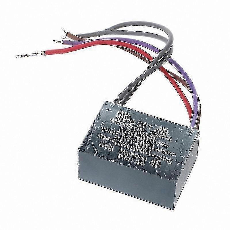 5-Wire Ceiling Fan Capacitor 4.5uf+6uf+6uf 250V Starting Component for 5 Speed Applications