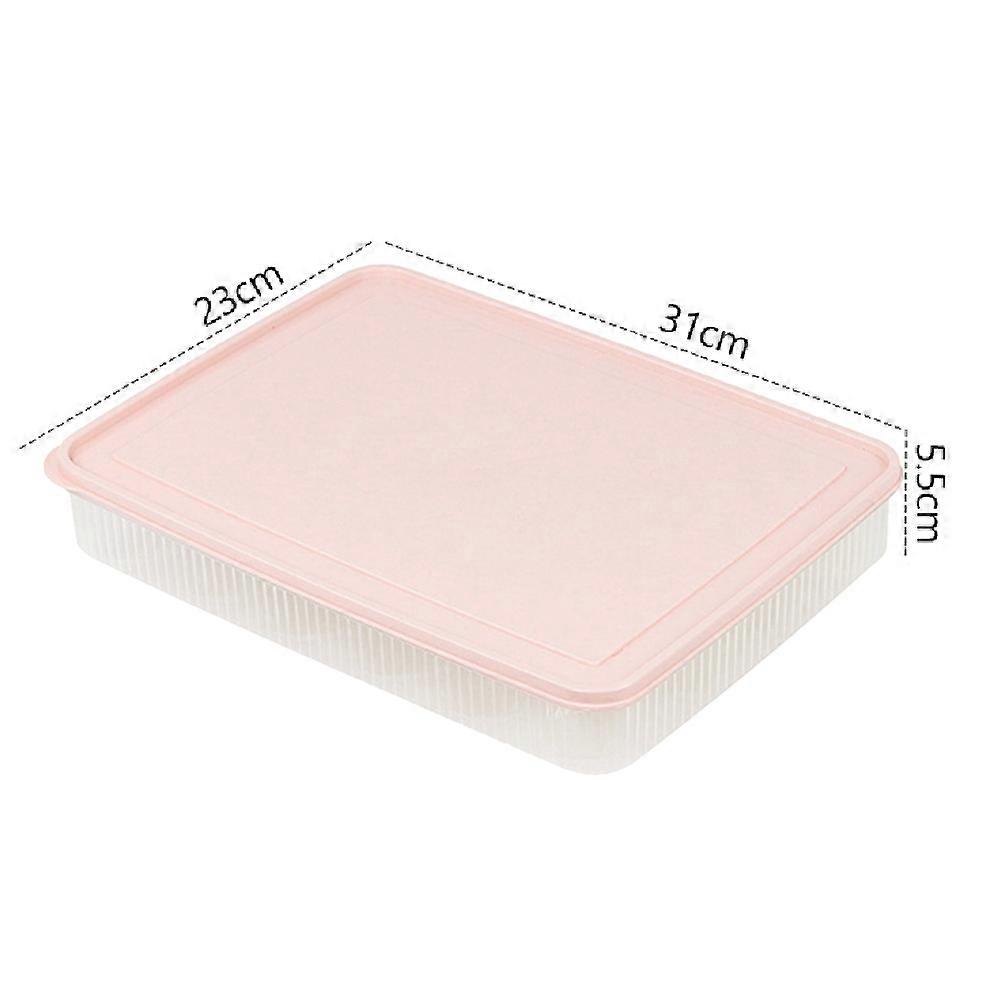 Pink Egg Storage Box Holder for Storage Use 24 Grid Tray