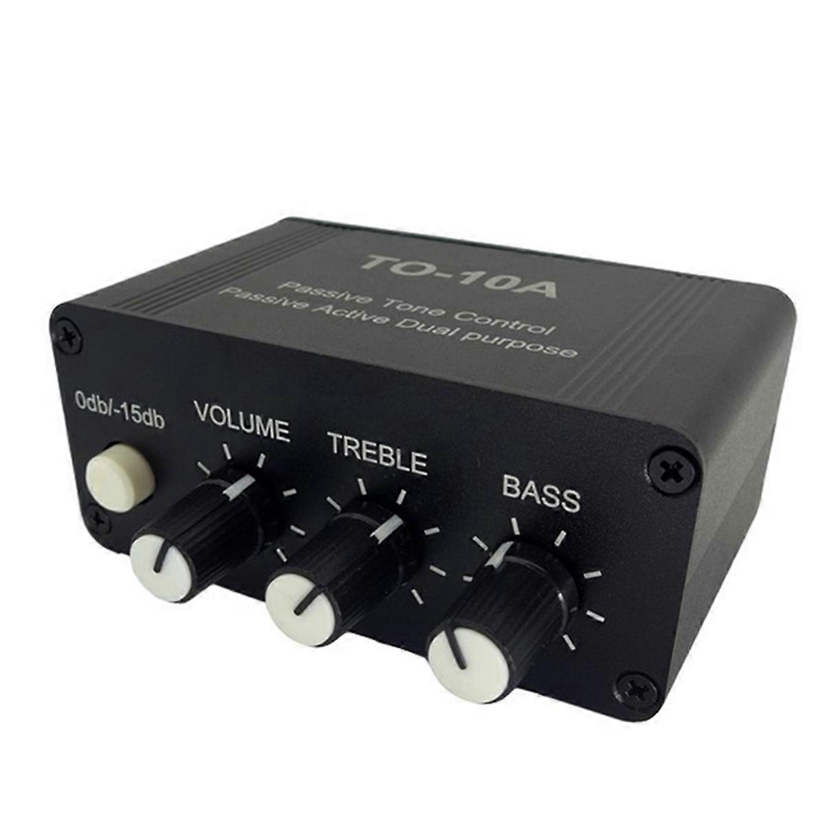 To-10A NE5532 Stereo Music Audio Signal Pre-Amplifier Amp Headphone Amplifier Board Treble Bass Volume Control Tone EU