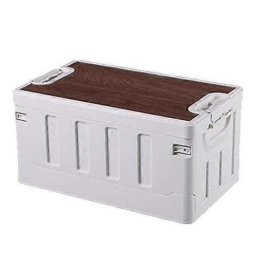 Outdoor Storage Boxes - Waterproof Foldable Storage Box with Integrated Handles for Patio Cushions and Garden Tools