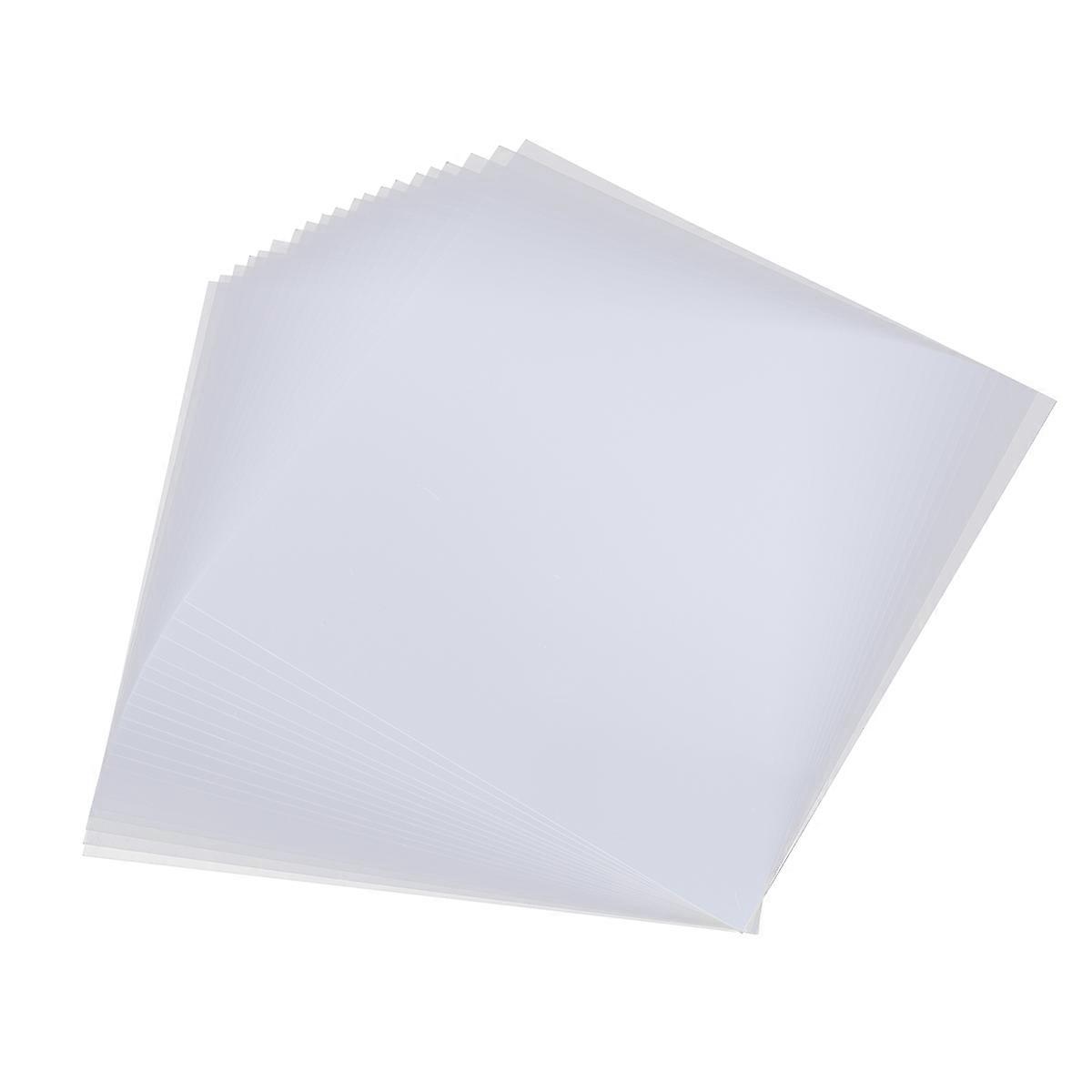 Ironing Papers Plastic Template for DIY Crafts 40Pcs White Pack