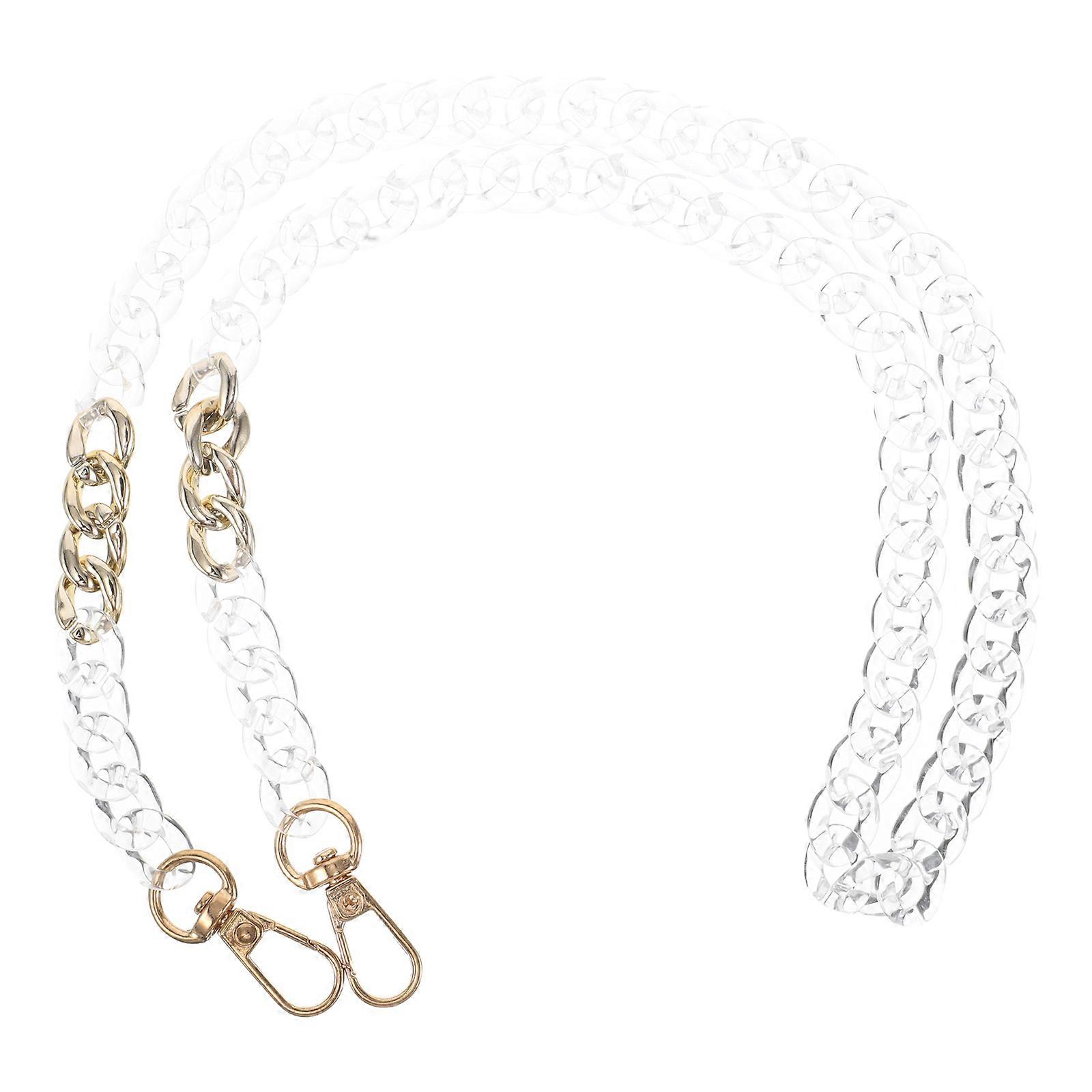 Handbag Strap Replacement for 2Pcs Transparent Eyeglass Holder Chain