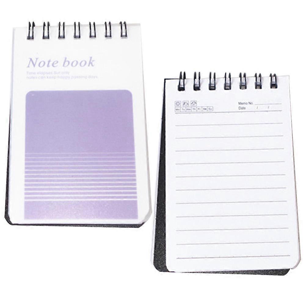 Spiral Binding Pocket Notebook for Writing Use 8Pcs Aesthetic Notepads