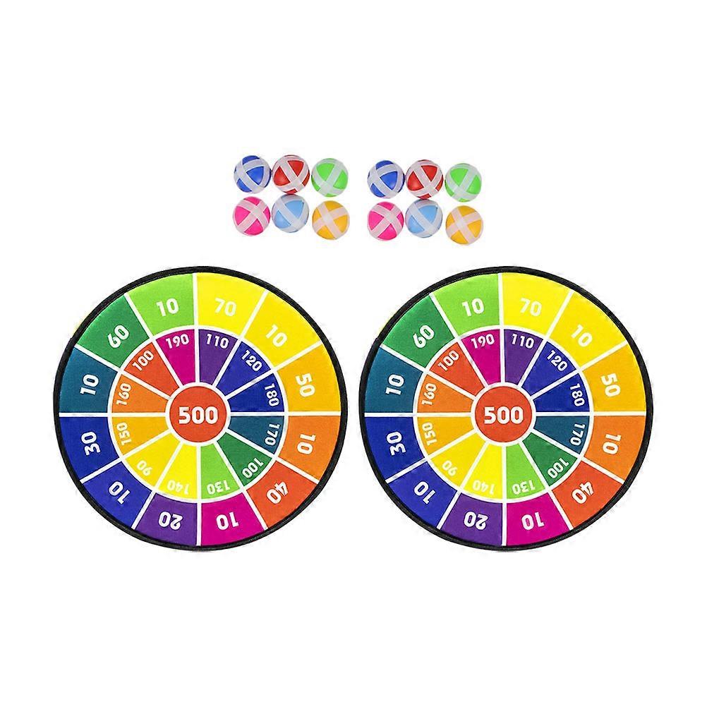 Interactive Flying Darts Toy Board for Kids Playing 2Sets Throw Toy
