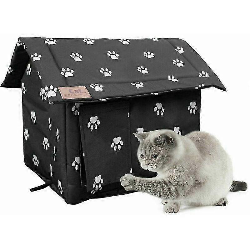 2025 Winter Cat House, Warm, Weatherproof Cat Bed