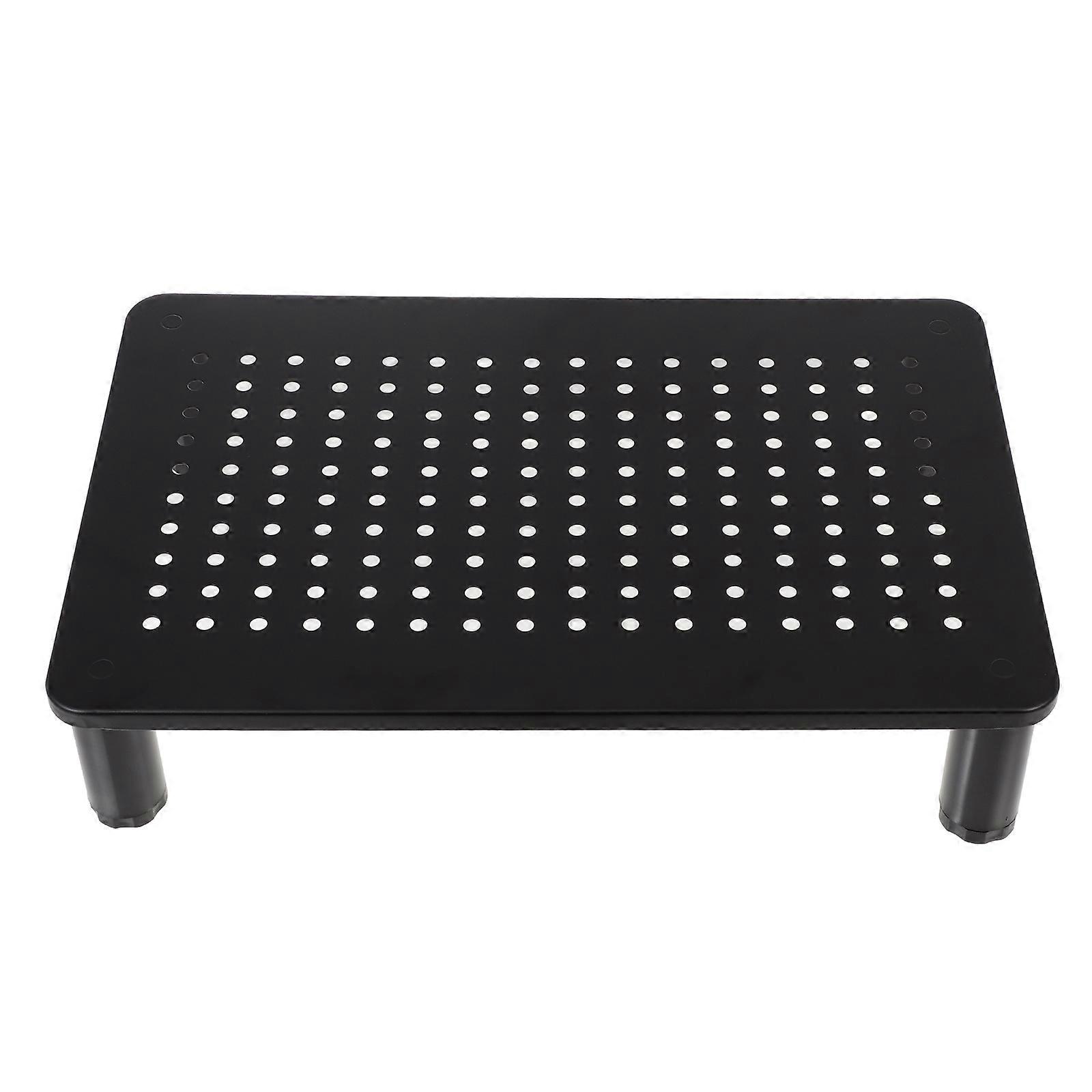 Computer Laptop Riser Shelf Back and Neck Pain Prevention Plastic 10cm/12cm/14cm Height Adjustable 1Pcs