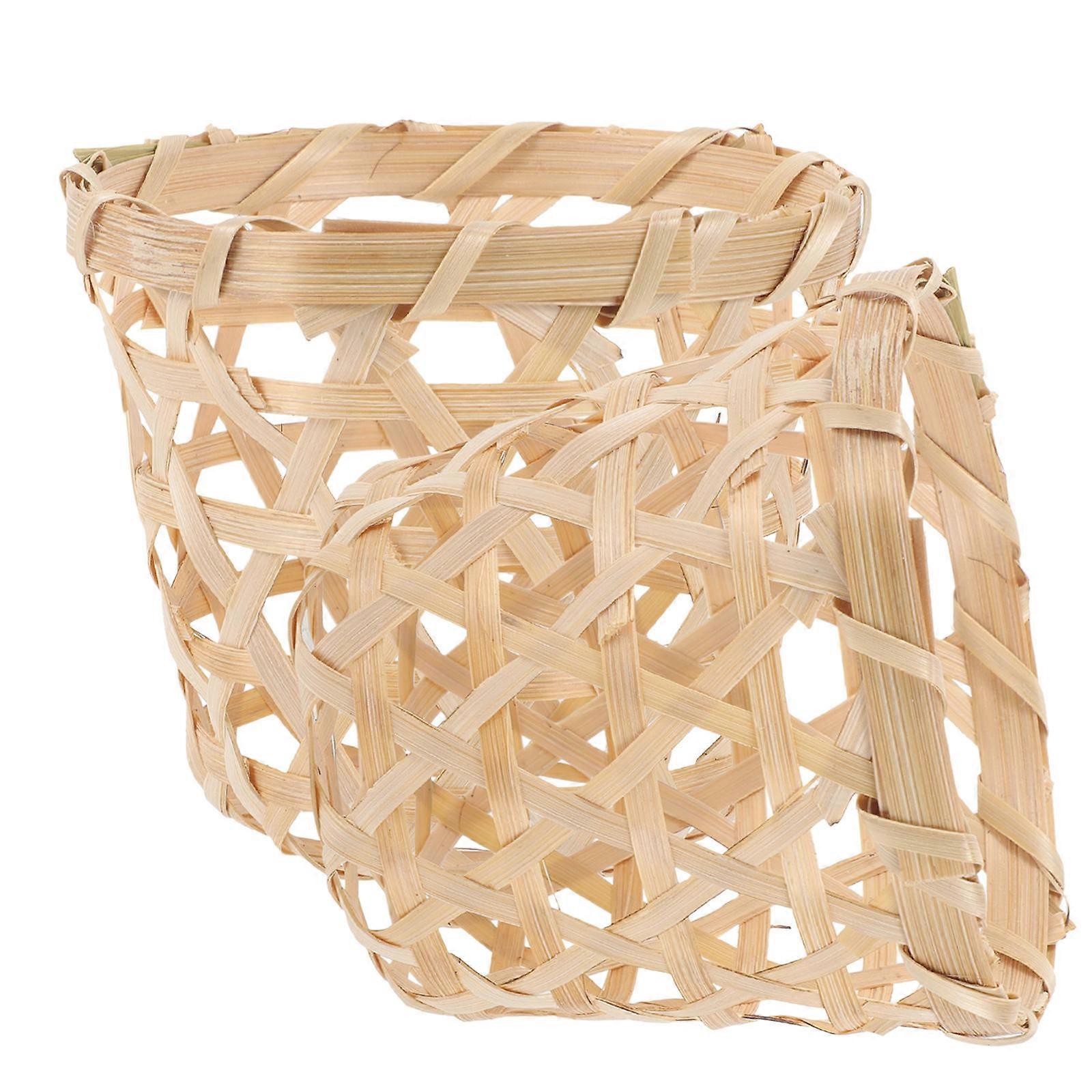 Beverage Holding Woven Holder Coasters Drink Container Indoor Use 2Pcs