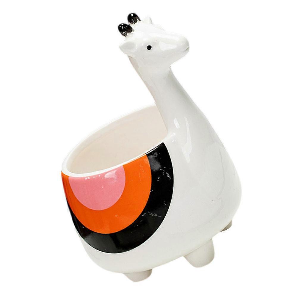 Giraffe Flower Pot Ceramic Giraffe Planter for Decor 3Pcs Pack