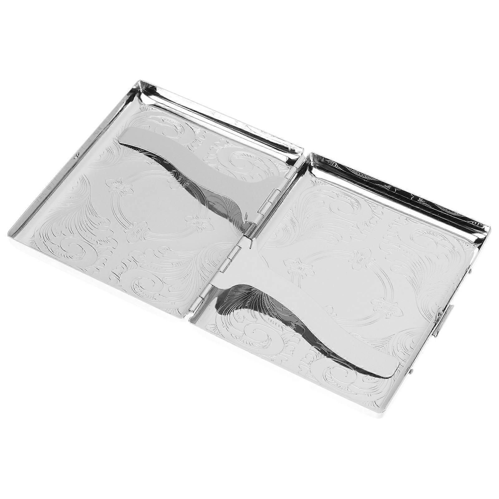 Automatic Opening Stainless Steel Case for Storage 2Pcs