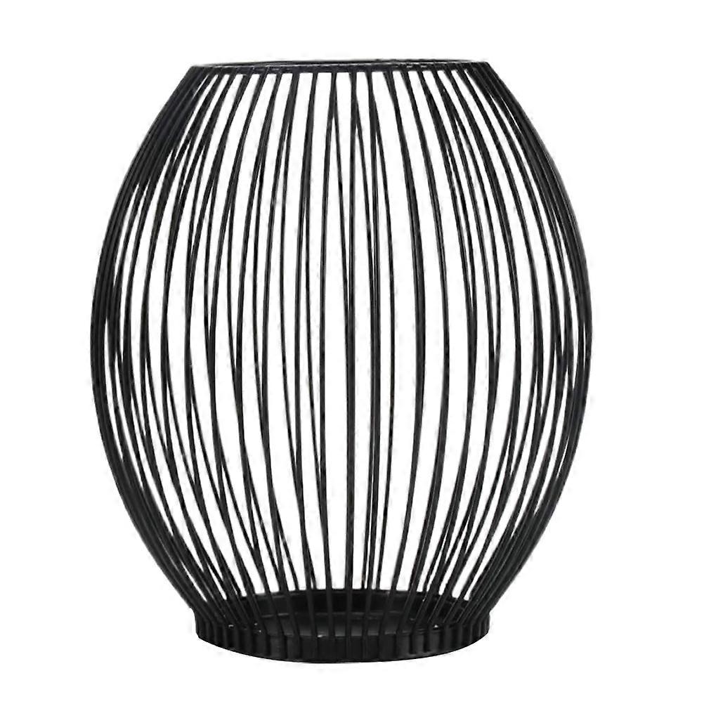 Iron Art Candle Holder Decor Function 2Pcs Candlestick