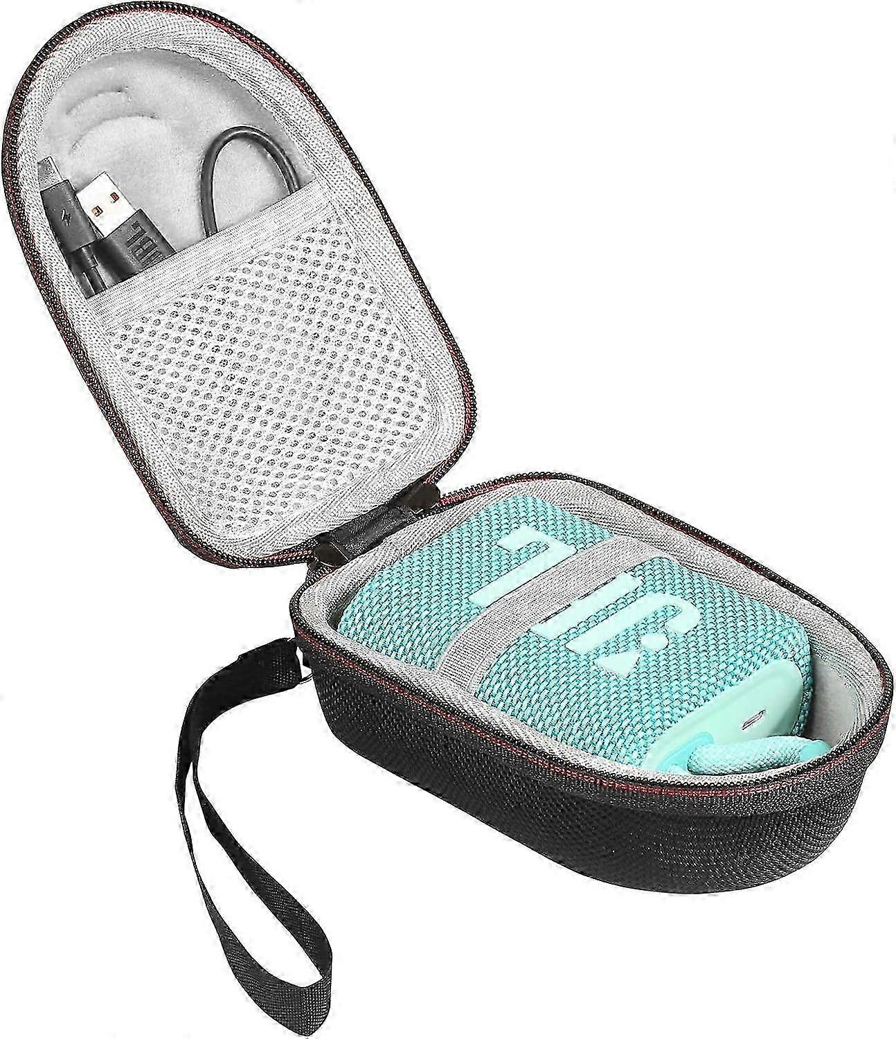 Hard Travel Case, Portable Waterproof Protective Case for GO 3 Bluetooth Speaker, Black